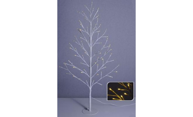 Kerstboom met verlichting, 72 LED, wit