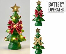 kerstboom strik led 25 cm design - afbeelding 2