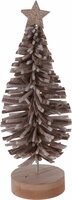 kerstboom vilt led 30 cm kleur - afbeelding 1