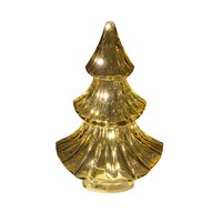 Kerstboompje 10 LED, 24x15.5cm, amber