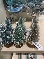 kerstboompje glitter, 14 cm - afbeelding 1
