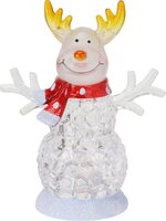 kerstfiguur, 11 cm, led warm wit, per stuk - afbeelding 2