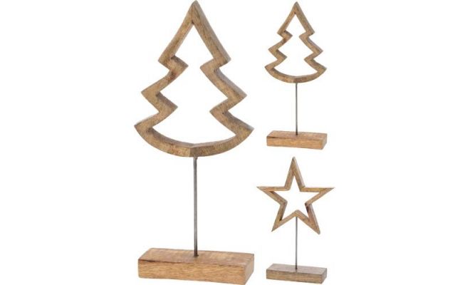 Kerstfiguur, hout, 33 cm, per stuk