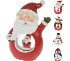 kerstfiguur met waterbal, per stuk - afbeelding 5