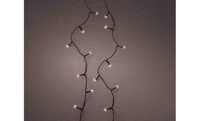 LED basic L 1350cm 180 lights zwart/warm wit, Led kerstverlichting - afbeelding 1