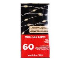 Microled L 95cm zilver/warm wit, Led kerstverlichting - afbeelding 2