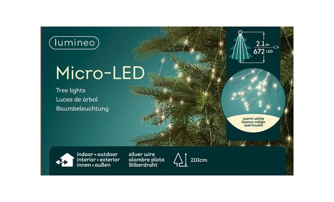 Kerstverlichting, micro, 210 cm, 672 LED lampjes Tuincentrum Bull