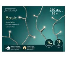 Rice LED L 18m 240 lights transparant/warm wit, Led kerstverlichting - afbeelding 2