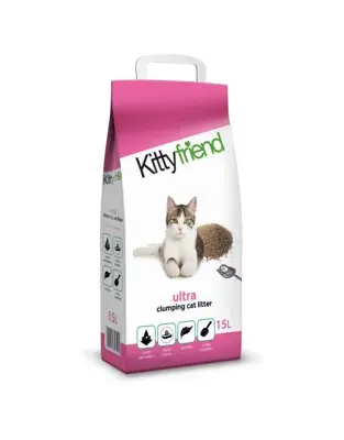 Kitty friend ultra clumping, 15 liter - afbeelding 1