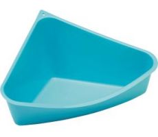 Knaagdiertoilet driehoekig l.blauw - afbeelding 2