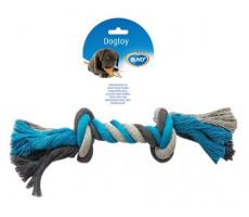 Knoop Katoen 35cm blauw/grijs - afbeelding 2