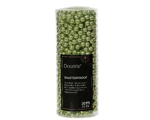 Kralenketting plastic, L1000 cm, Groene thee