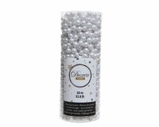 Kralenketting plastic, L1000 cm, Winter wit - afbeelding 4
