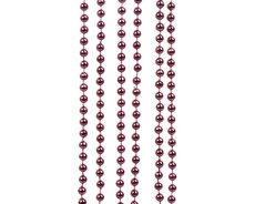 Kralenslinger polystyreen shiny, donker roze, Ø 0,8 cm x L 1000 cm - afbeelding 2