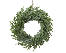 Krans frosted hang, D 42 cm - afbeelding 5