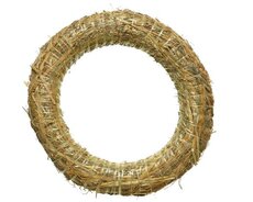 Krans stro, D 30 cm - afbeelding 3