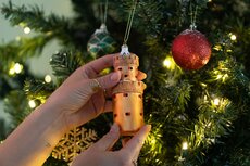 Kruittoren kerstbal - afbeelding 2