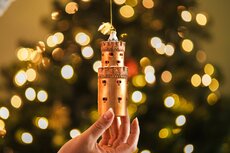 Kruittoren kerstbal - afbeelding 3