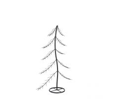 Kunst kerstboom, cosby, zwart, l 55 cm, b 45 cm, h 80 cm