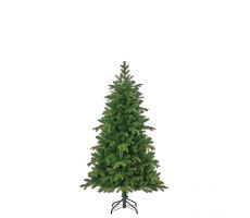 Brampton kerstboom slim groen, 974 tips - H155xD102cm - afbeelding 1