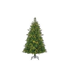 Brampton kerstboom slim groen met 120 led, 974 tips - H155xD102cm - afbeelding 2