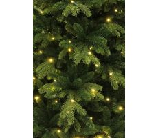 Brampton kerstboom slim groen met 120 led, 974 tips - H155xD102cm - afbeelding 4