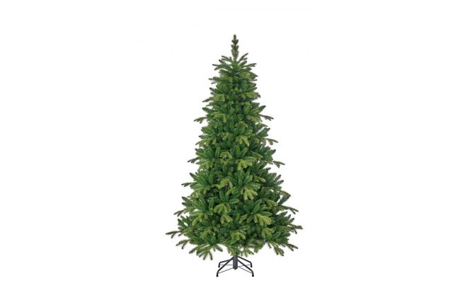Brampton kerstboom slim groen, 1675 tips - H215xD125cm - afbeelding 1