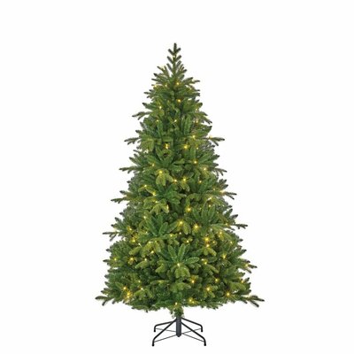 Kunstkerstboom, black box Brampton kerstboom led slim groen 240L TIPS 1675 - h215xd125cm - afbeelding 1