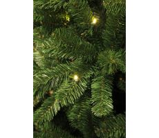 Charlton kerstboom groen met 140 led, 525 tips - H185xD115cm - afbeelding 3