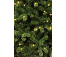 Charlton kerstboom groen met 80 led, 220 tips - H120xD76cm - afbeelding 4