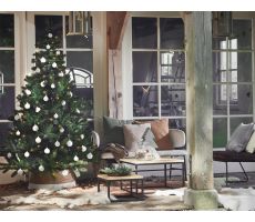 Charlton kerstboom groen met 100 led, 340 tips - H155xD91cm - afbeelding 5