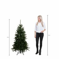 Kunstkerstboom, black box Charlton kerstboom led groen 200L TIPS 340 - h155xd91cm - afbeelding 5