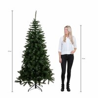 Kunstkerstboom, black box Charlton kerstboom led groen 360L TIPS 805 - h215xd127cm - afbeelding 5