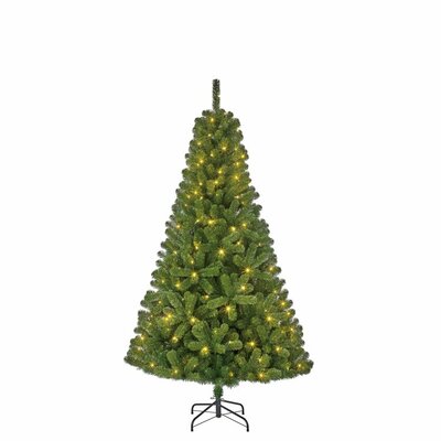 Kunstkerstboom, black box Charlton kerstboom led groen 280L TIPS 525 - h185xd115cm - afbeelding 1