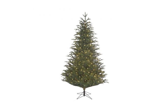 Frasier kerstboom groen met 408 led, 2688 tips - H215xD145cm - afbeelding 1