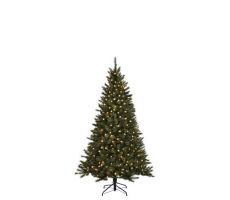 Toronto kerstboom groen met 150 led, 511 tips - H155xD102cm - afbeelding 2