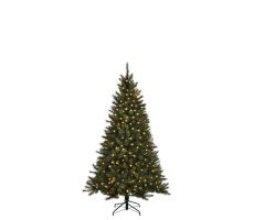 Toronto kerstboom groen met 150 led, 511 tips - H155xD102cm - afbeelding 5
