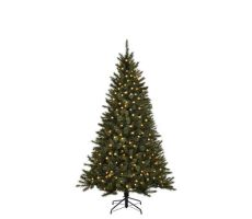 Kunstkerstboom, black box toronto, b 114 cm, h 185 cm, 715 takken, 190 LED lampjes - afbeelding 1