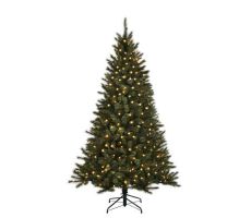 Toronto kerstboom groen met 300 led, 1235 tips - H230xD140cm - afbeelding 2