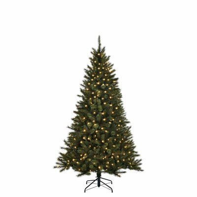 Kunstkerstboom, black box Toronto kerstboom led groen 190L TIPS 715 - h185xd114cm - afbeelding 1