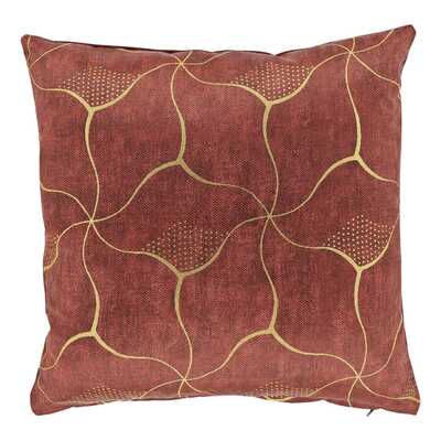 Kussen celina 45x45cm marsala