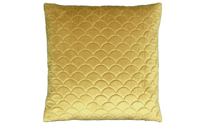 Kussen reza l45b45cm geel