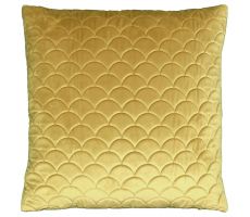 Kussen reza l45b45cm geel