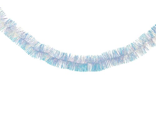 Lametta guirlande pet shiny, iris/kleur(en), Ø 7 cm x L 270 cm