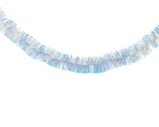 Lametta guirlande pet shiny, iris/kleur(en), Ø 7 cm x L 270 cm