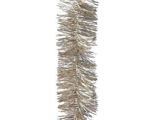 Lametta guirlande pet shiny, parel, Ø 7 cm x H 270 cm
