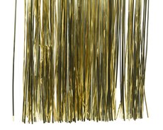 Lametta pet shiny, licht goud, L 0,1 cm x B 50 cm x H 40 cm