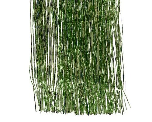 Lametta vinyl, glans, L 50 cm, B 40 cm, Groene thee