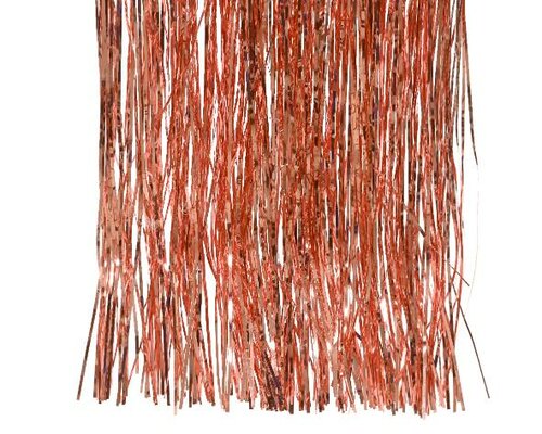 Lametta vinyl, glans, L 50 cm, B 40 cm, Pompoen