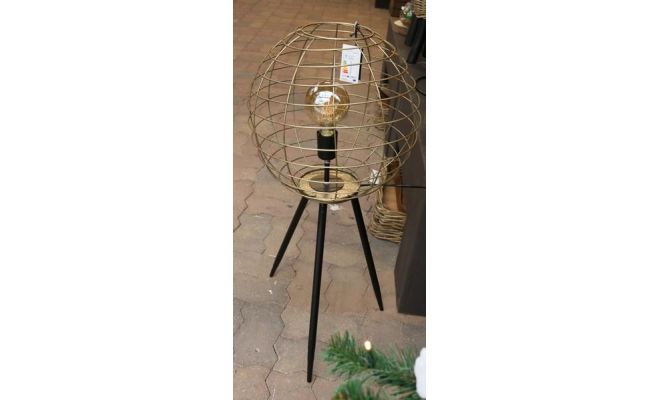 Lamp dermott metaal d37h78cm goud